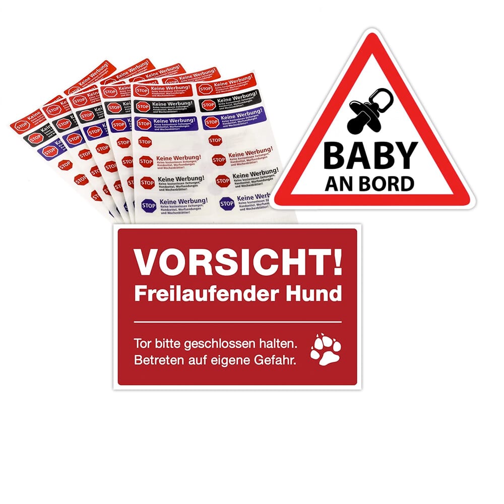 Aufkleber für Haus und Garten