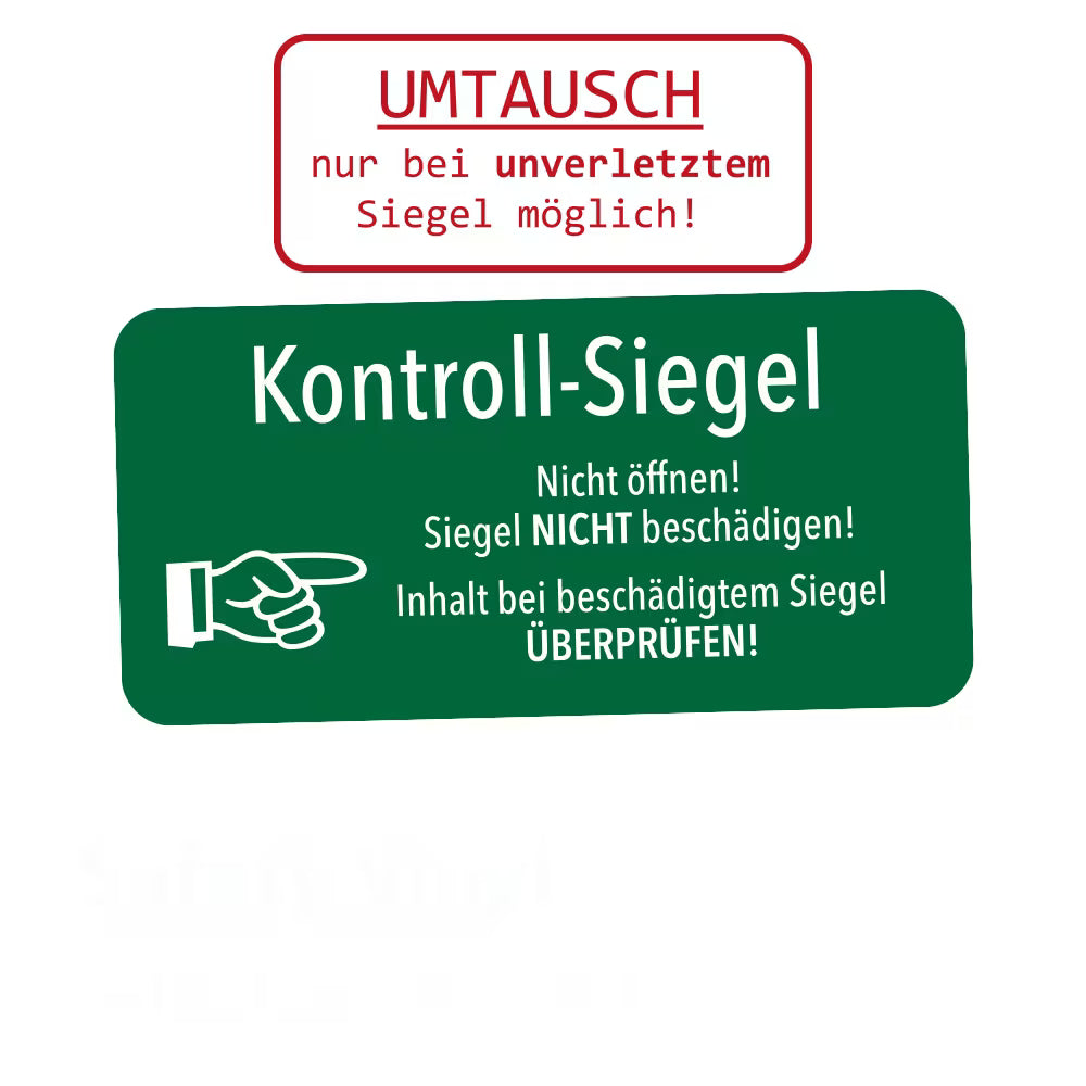 Safety Vinyl - Spezial PVC Folie (5 Jahre) Sicherheitsfolie / Dokumentenfolie - aufkleberdrucker.de