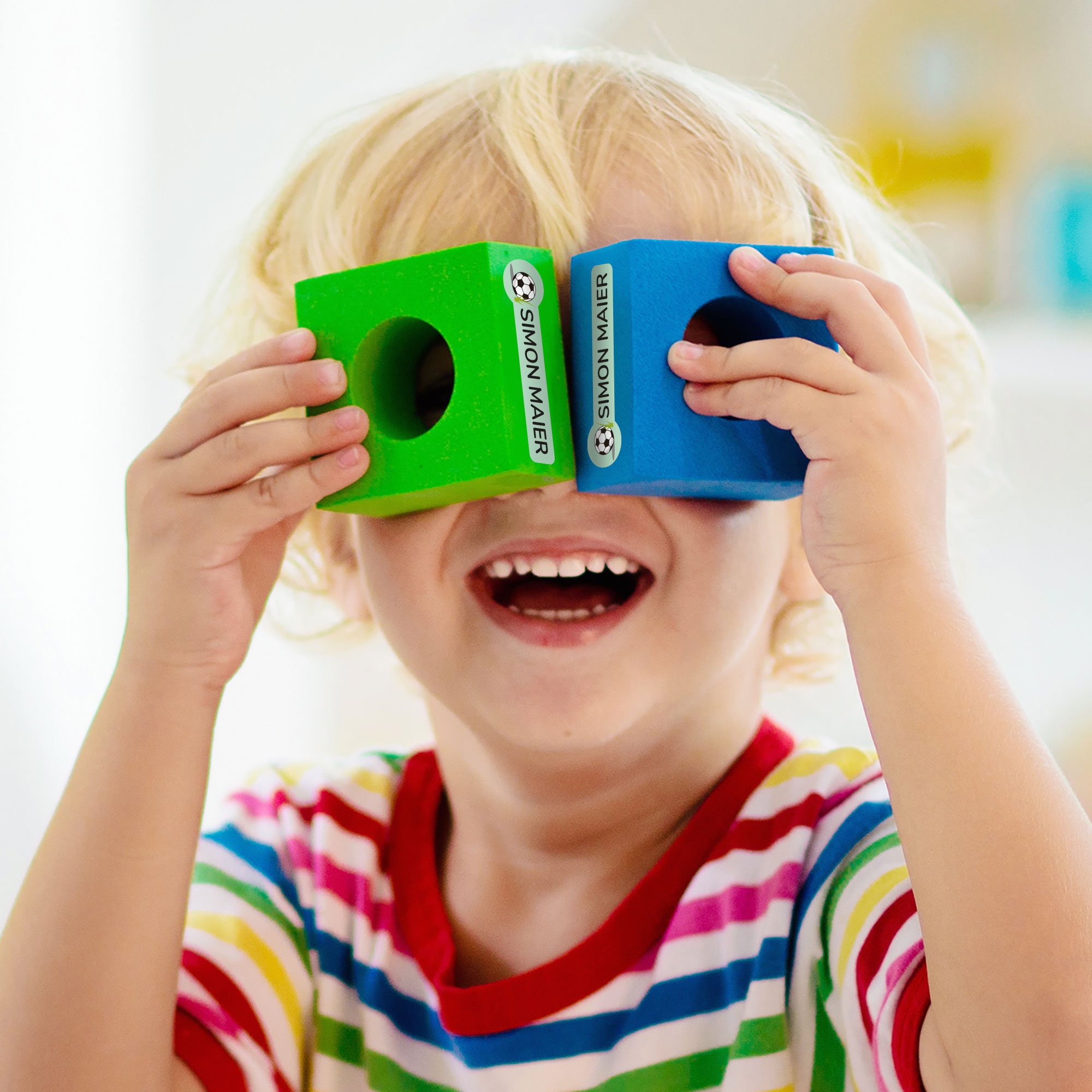 Aufkleber für Kinder mit großem Motiv, Kreisform, 160 Stück im Set, bunt und kinderfreundlich, von aufkleberdrucker.de