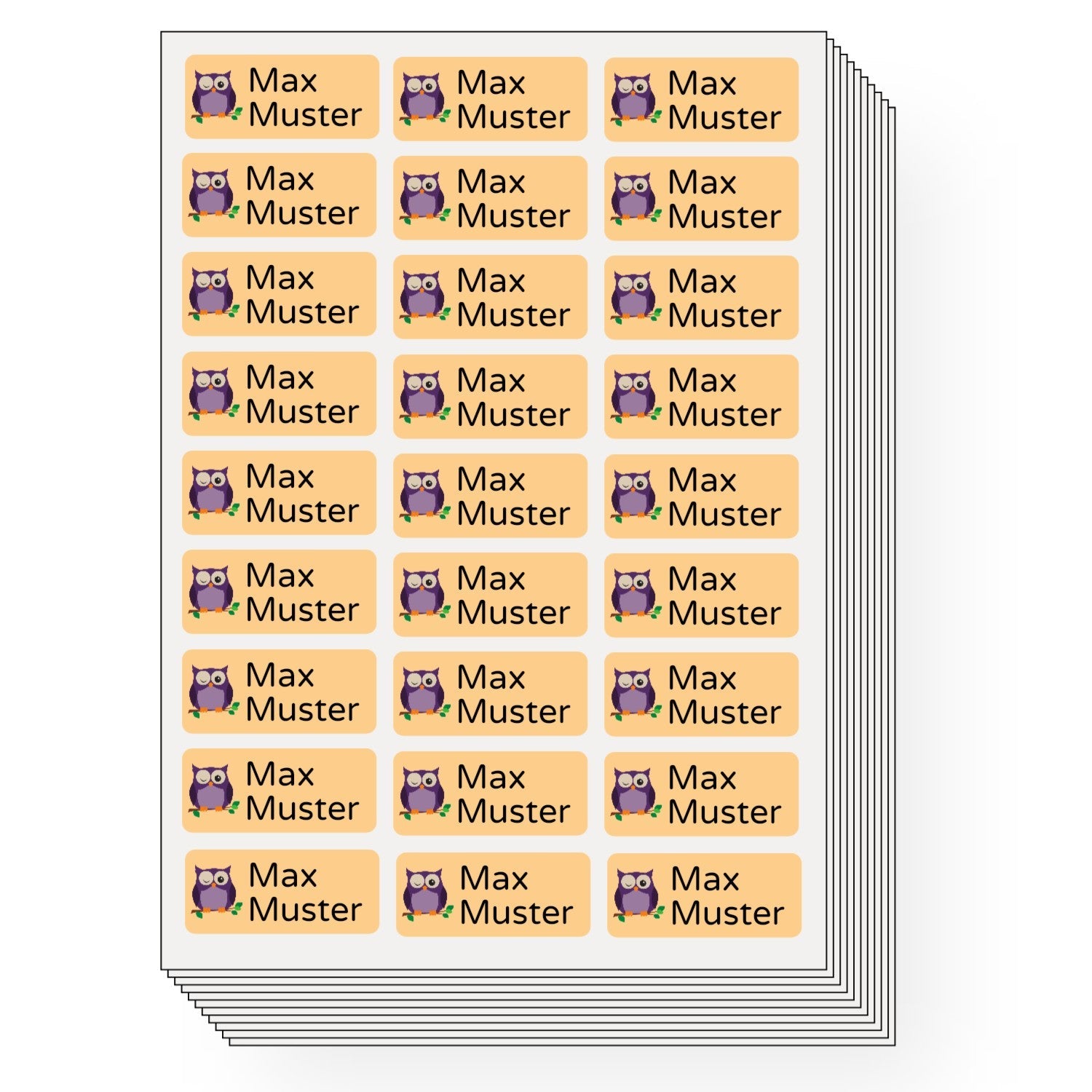 Bügelettiketten für Kinder, 30x13 mm, 225 Stück zum Aufbügeln, bunte Textiletiketten für Kinderkleidung