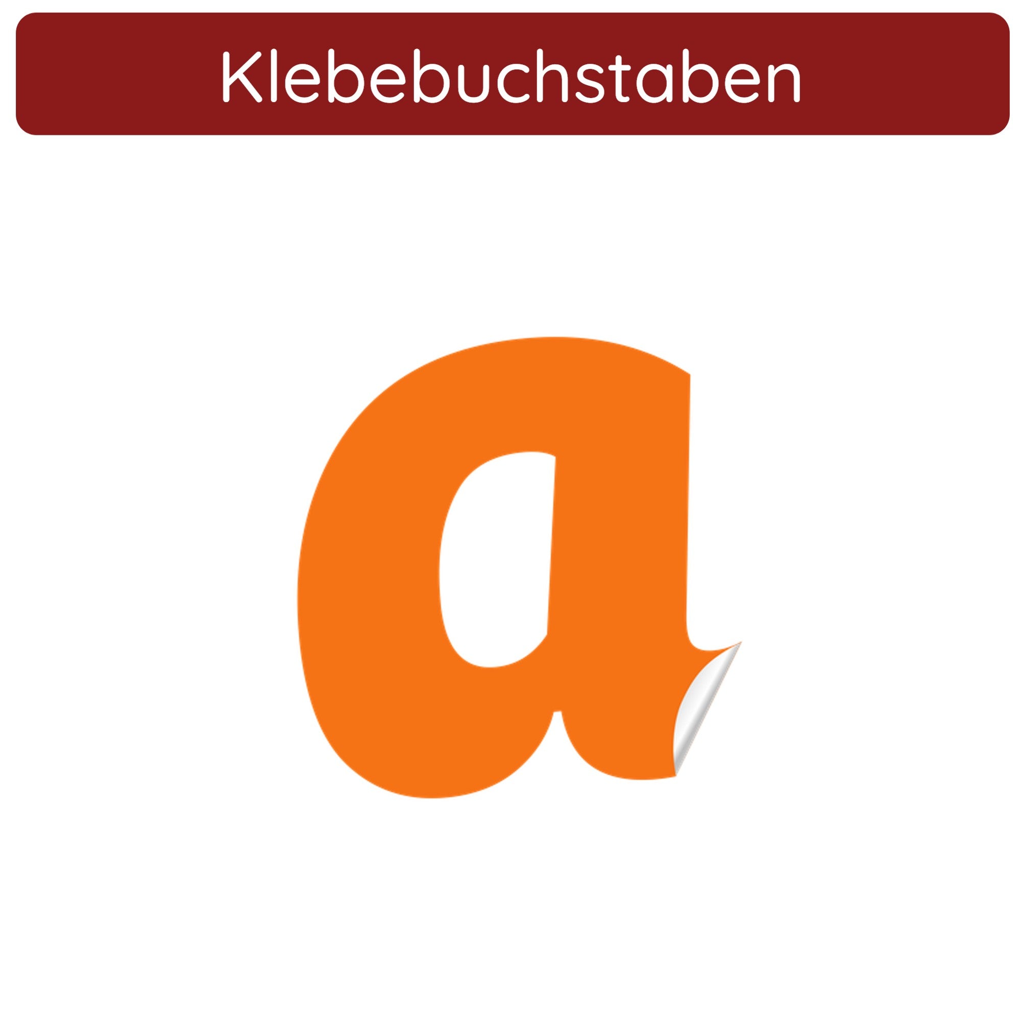 Klebebuchstaben – Klebeschrift - Schriftzug-Aufkleber - aufkleberdrucker.de