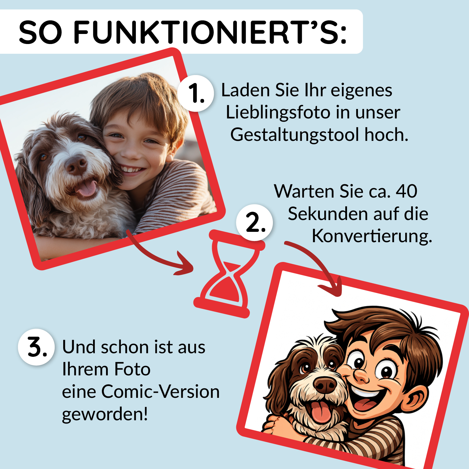 Personalisierte Keramiktasse mit Comic-Karikatur und Namen, weiße Tasse mit buntem Druck, ideal für individuelle Geschenke