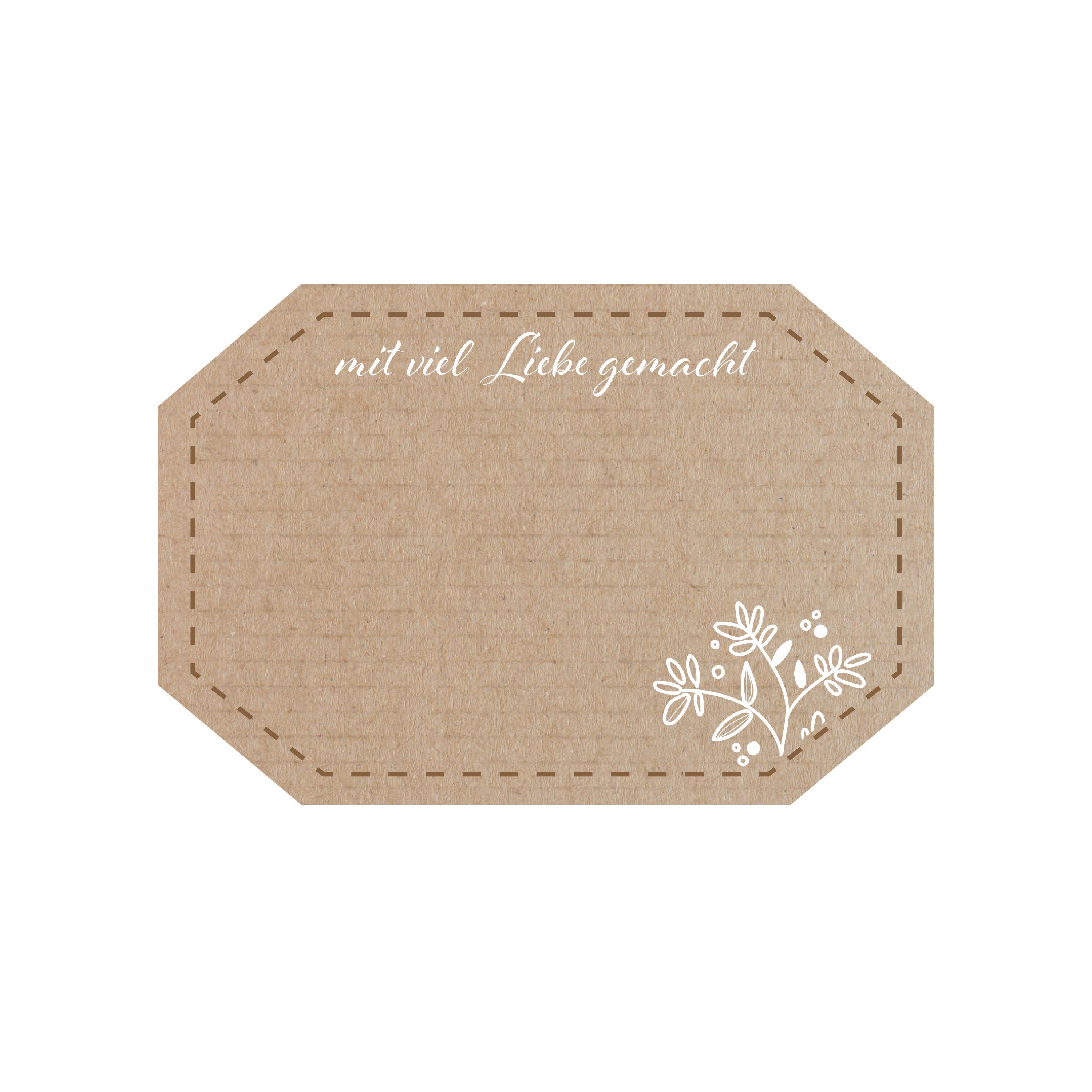 Vintage Marmeladenetiketten Set mit 3 Bögen auf Geschenkpackpapier, rechteckig, ideal für selbstgemachte Marmeladen.