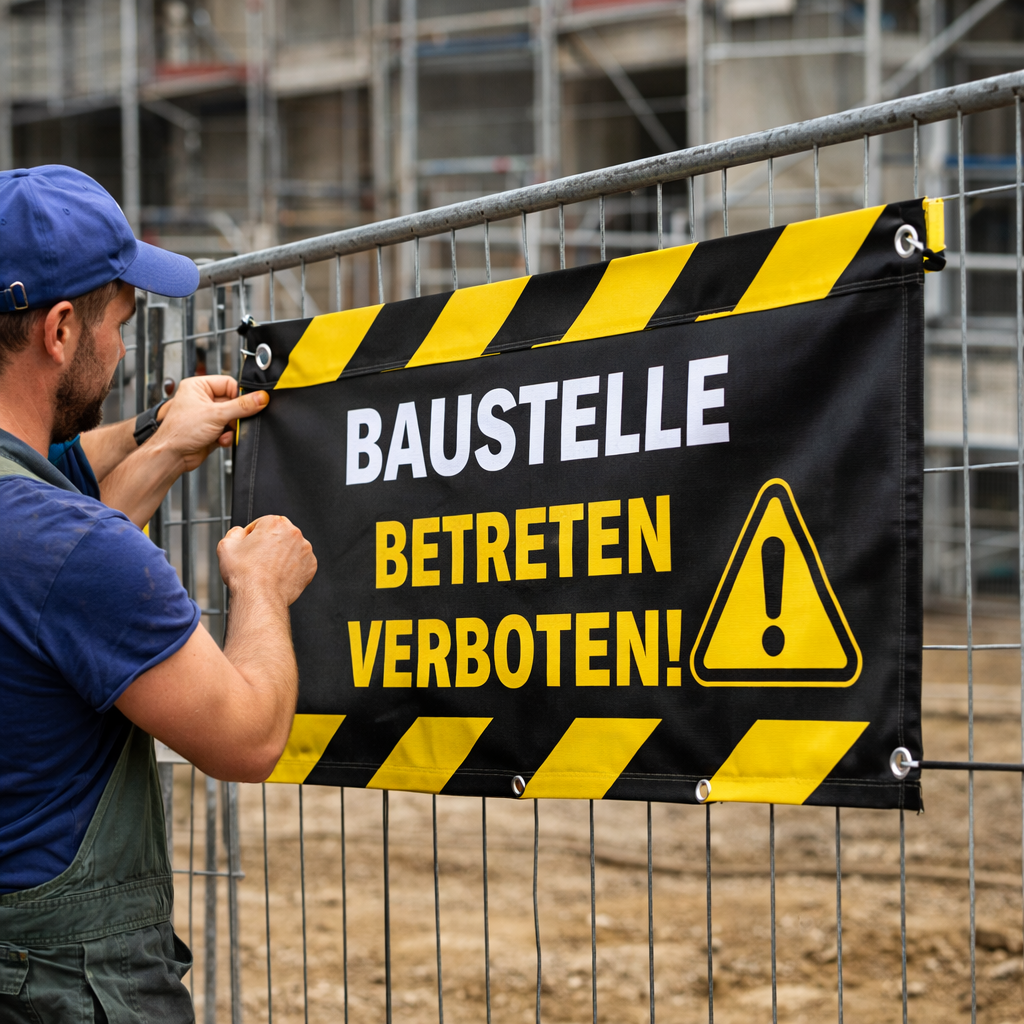 Banner Druck auf LKW Plane (PVC Plane)