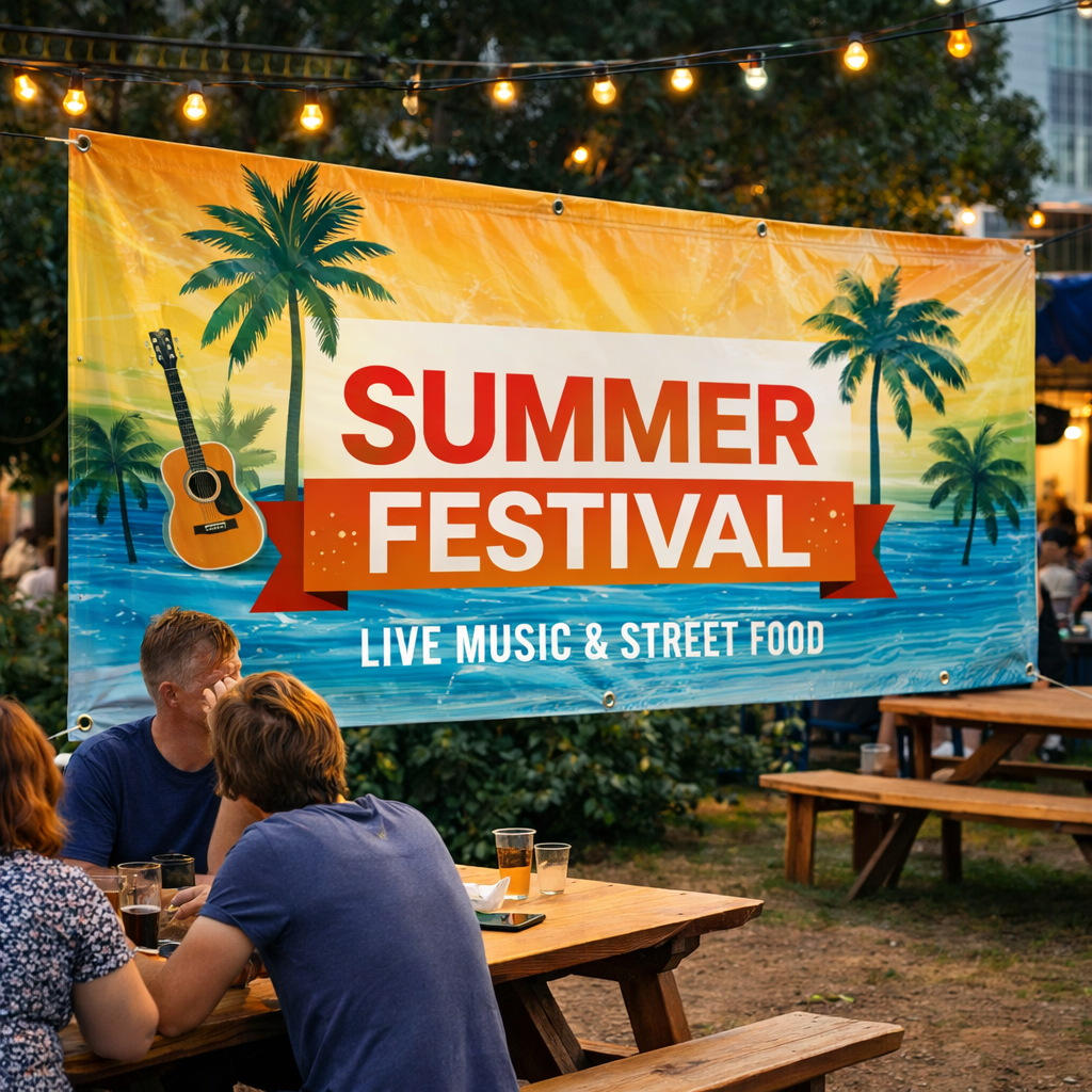 Banner Druck auf LKW Plane (PVC Plane)