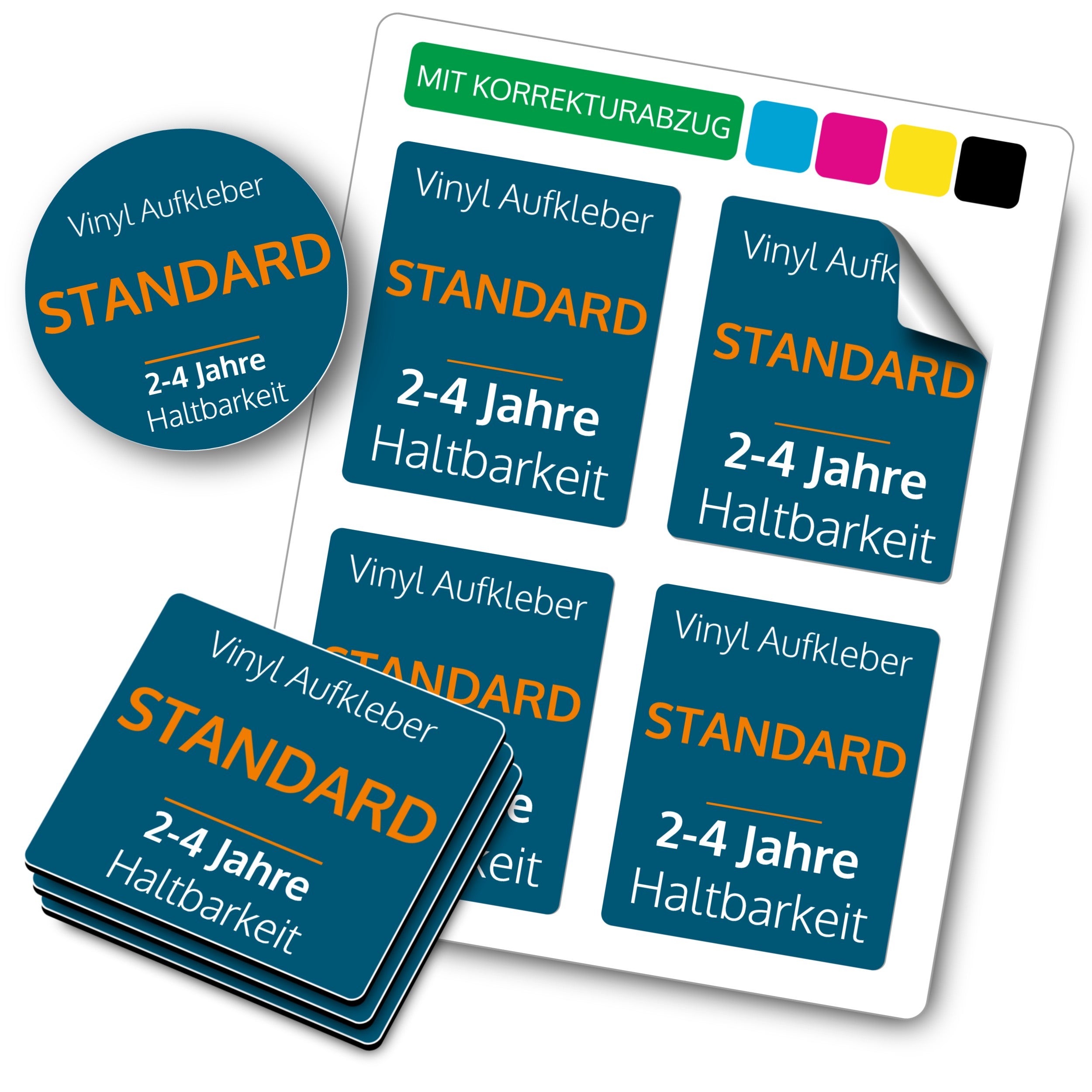 Vinyl Aufkleber – Folienaufkleber Standard - aufkleberdrucker.de
