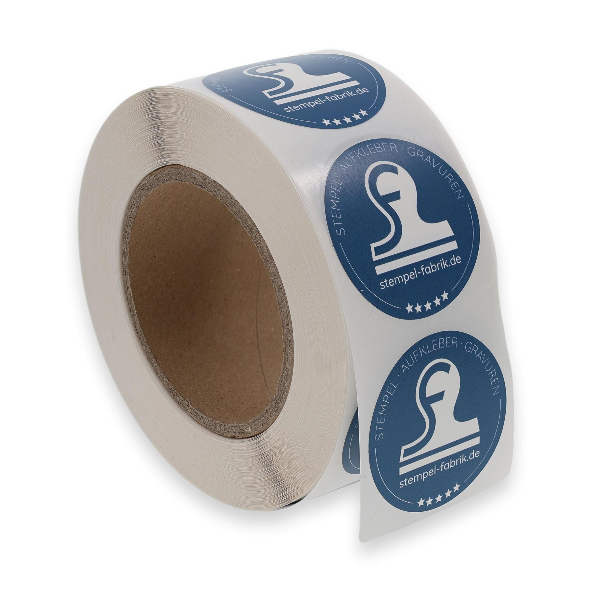 Bedruckte Haftpapier-Etiketten auf Rollen / Digitaldruck Rollenetiketten - aufkleberdrucker.de