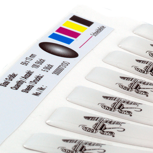 3D Doming Aufkleber Musterbogen