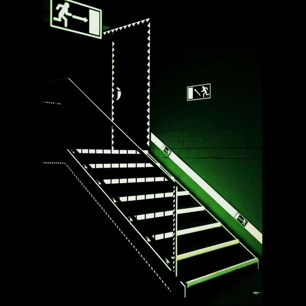 Phosphoreszierende Folienaufkleber - Nachleuchtfolie Leuchtfolie (bis zu 5 Jahre) - aufkleberdrucker.de