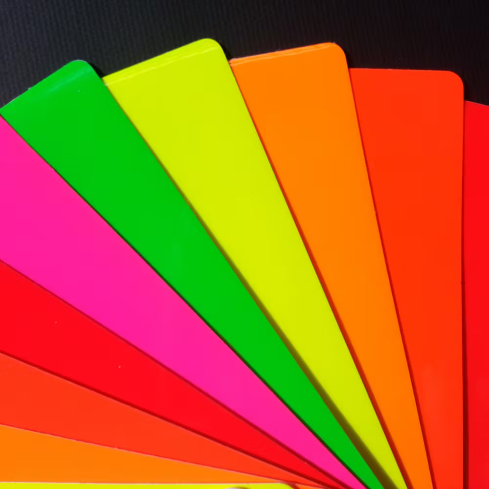 Aufkleber - Neonfolie - Tagesleuchtfolie - aufkleberdrucker.de