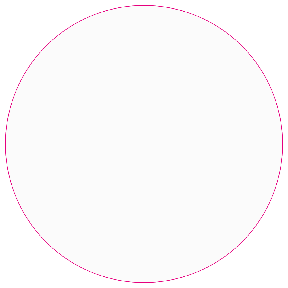 Runder Logo-Aufkleber 40 mm von Orafol, zeigt ein modernes Design auf weißem Hintergrund.