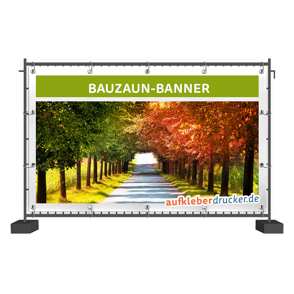 Mesh Banner mit Rahmen