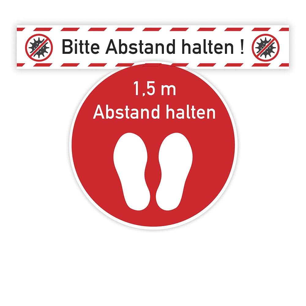 Standard Fußbodenaufkleber