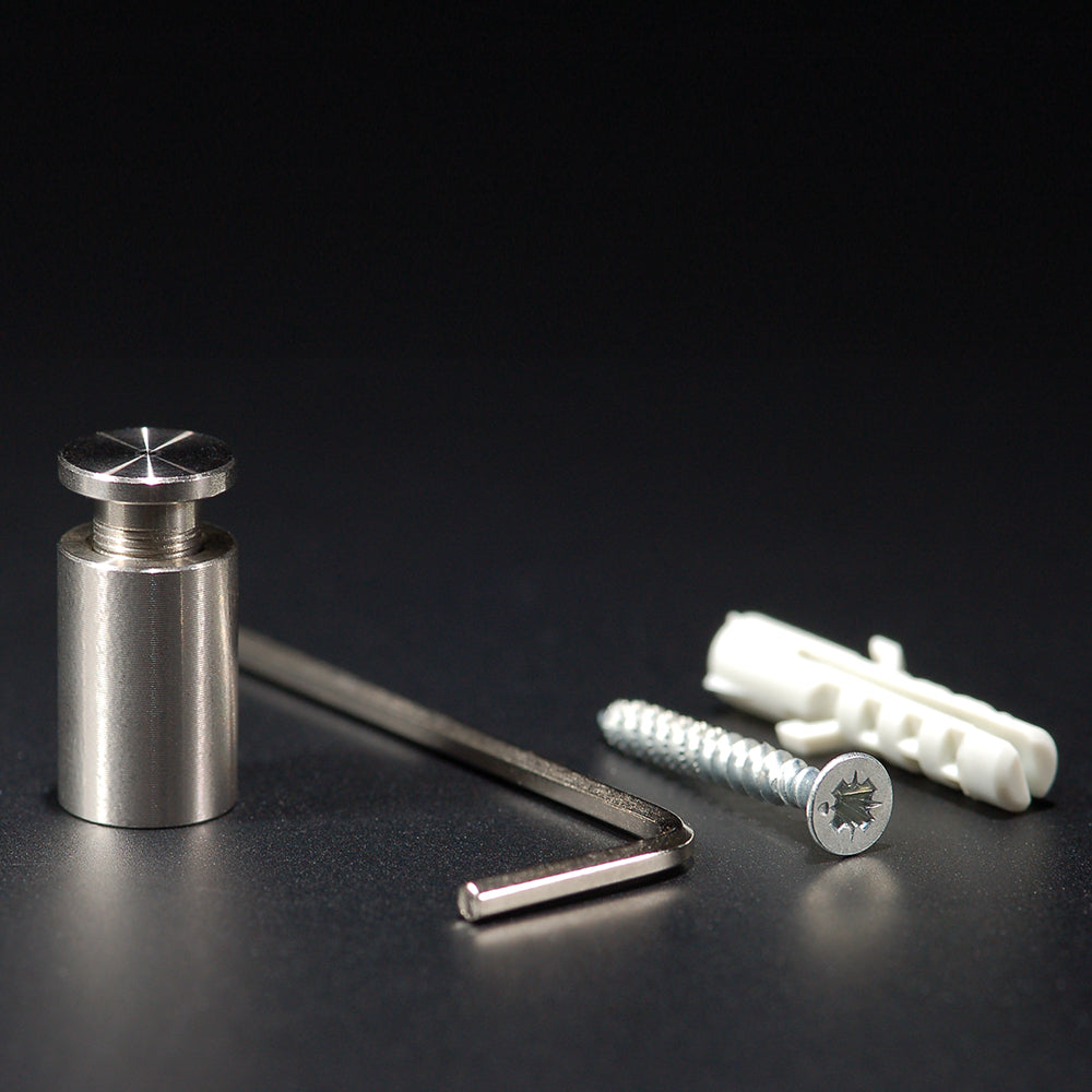 Abstandhalter Edelstahl VA roh Ø 10 mm WA:15 mm PS: 2-10 mm