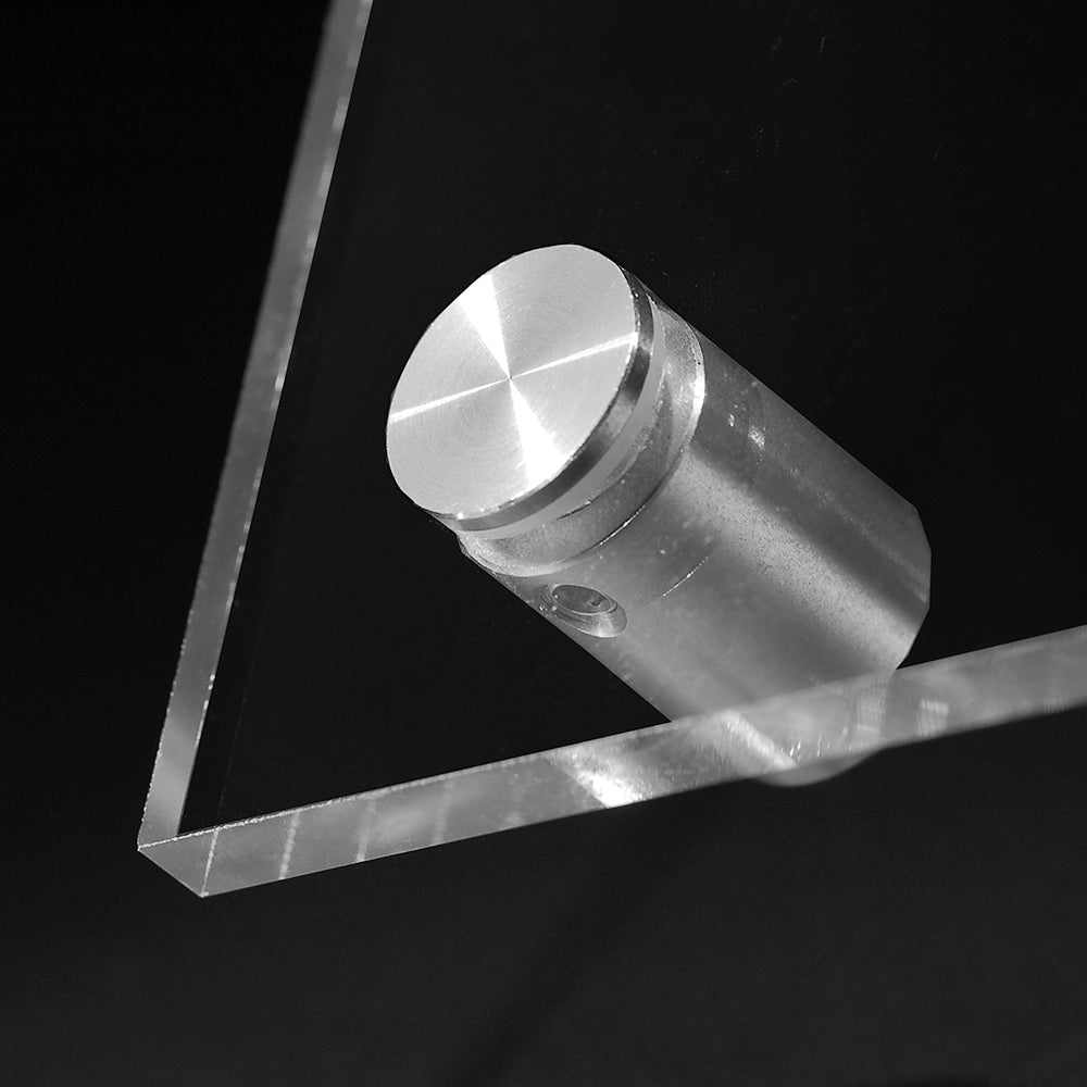 Abstandhalter Edelstahl VA roh Ø 10 mm WA:15 mm PS: 2-10 mm