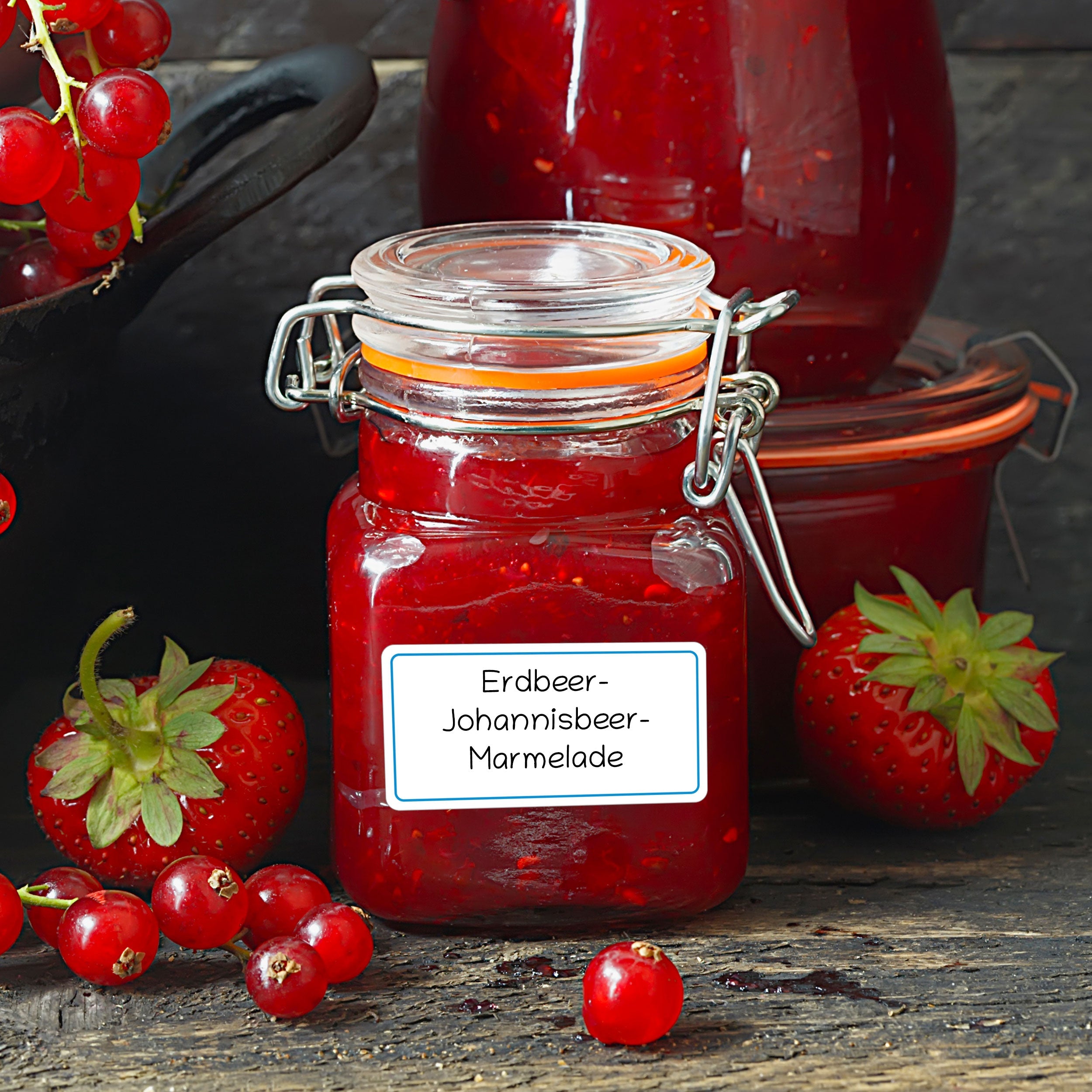 Gefrieretiketten / Tiefkühletiketten / Küchenetiketten inkl. Permanent Marker