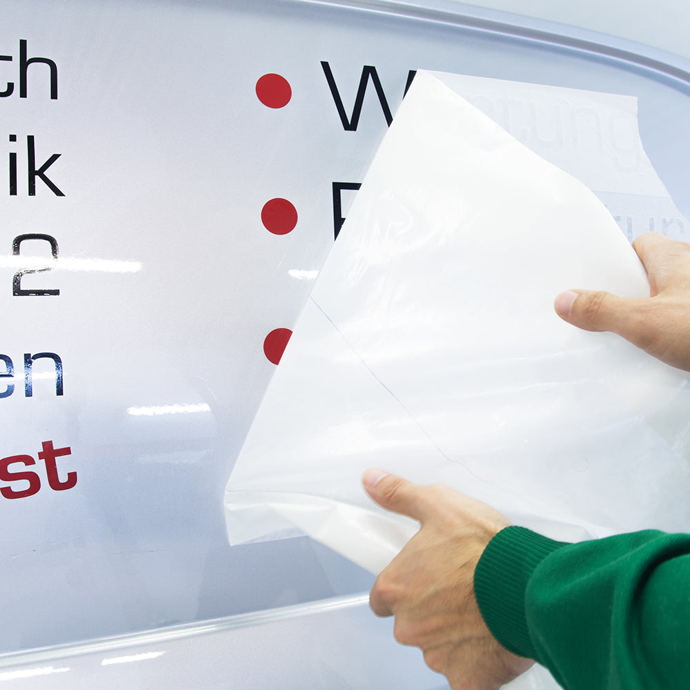 Folienplots für Glasflächen