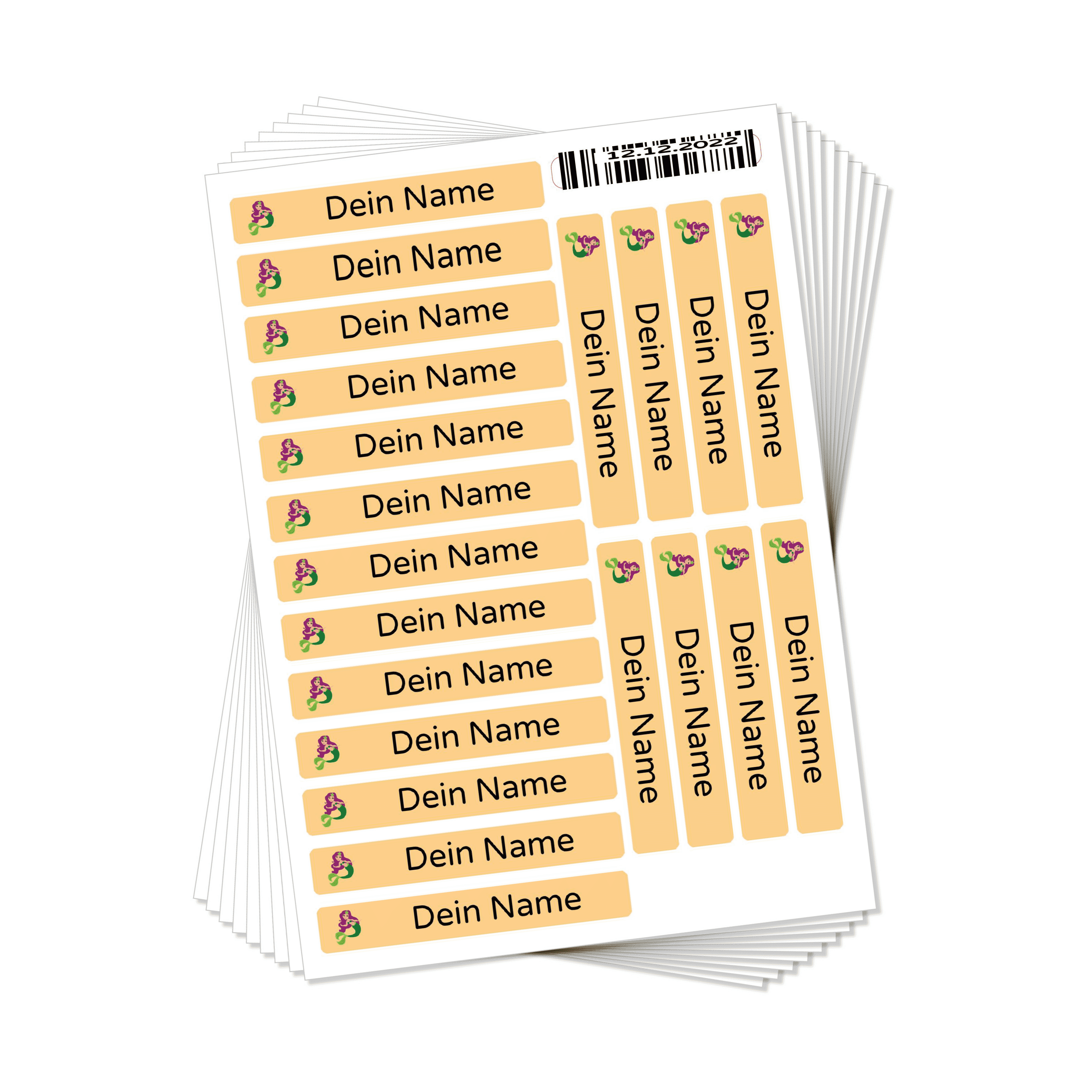 210 Kinder-Namensaufkleber in Größe L (60x9 mm) von aufkleberdrucker.de, bunte Etiketten zum Beschriften von Schulmaterial